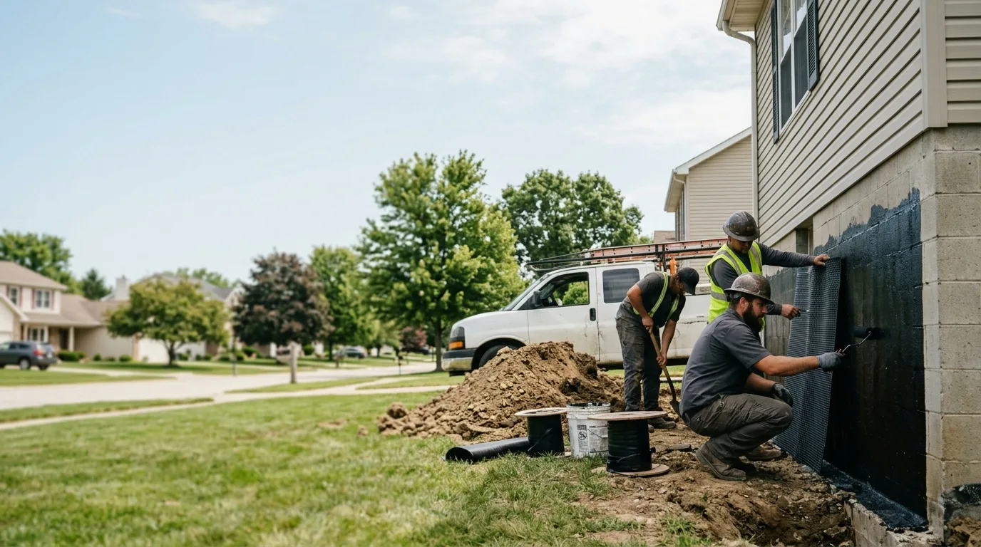Basement Waterproofing in Media, IL near me